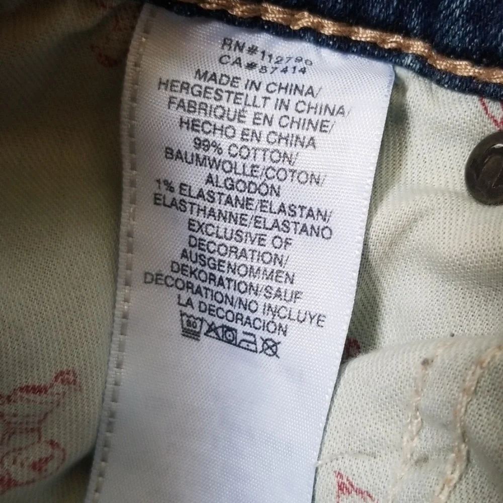 NWT! TRUE RELIGION Blue Size 34 Straight Jeans